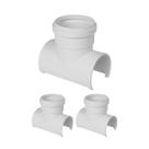Kit 3 Liga Fácil Tapa Furo Tee Esgoto 100x75mm Mold Estrela Kit 3 Liga Fácil Tapa Furo Tee Esgoto 100x75mm Mold Estrela