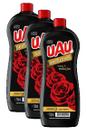 kit 3 Limpa Pisos Uau Perfumes Rosas e Sedução 750ml
