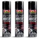 Kit 3 Limpa Pneus Aerosol Black Magic Proauto 400ml