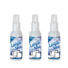 Kit 3 Limpa Tela 120ml Remove Manchas Poeira e Gordura Celular TV Computador Tablet Iphone ProClean