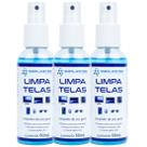 Kit 3 Limpa Telas 60ml Led Plasma Lcd iPod iPad Tvs Monitores Celulares Implastec