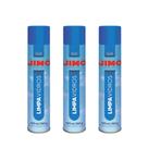 Kit 3 Limpa Vidros Espuma Jimo 400ml Limpeza Perfeita Fácil Usar Sem Água Não Escorre Box Vidros Janelas Vidros Vidraças Evita Manchas