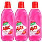 Kit 3 Limpador Diluível Ajax Festa Das Flores Bouquet De Flores 500Ml Kit 3 Limpador Diluível Ajax Festa Das Flores Bouquet De Flores 500Ml