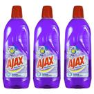 Kit 3 Limpador Diluível Ajax Festa Das Flores Lavanda 1 Litro Kit 3 Limpador Diluível Ajax Festa Das Flores Lavanda 1 Litro