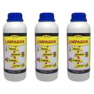 Kit 3 Limpador Limpa Prata Bronze Cobre Latão Allchem 1L Kit 3 Limpador Limpa Prata Bronze Cobre Latão Allchem 1L