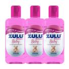 Kit 3 Limpador Perfumado de Ambientes Concentrado Baby Zulu 120ml