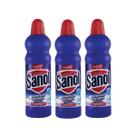 Kit 3 Limpeza Pesada Original Casa Banheiro Sanol 500ml
