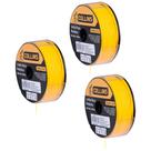 kit 3 LINHAS PARA CONSTRUÇÃO OBRAS 0,8MMX100M LINHA AMARELA kit 3 LINHAS PARA CONSTRUÇÃO OBRAS 0,8MMX100M LINHA AMARELA