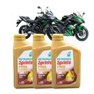Kit 3 Litros De Óleo 10w40 Sintético Para Motor Da Xj6 F 2010 A 2016 Pra Versys 650 2010 Até 2015
