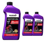 Kit 3 Litros Oleo 20w50 4t Motos Mineral Original