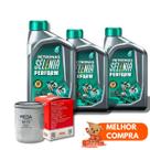 Kit 3 Litros Petronas Selenia Perform 5W30 + 1 Filtro WO120 Fiat Fire