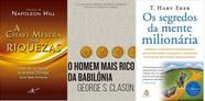 KIT 3 LIVROS A chave mestra das riquezas + O homem mais rico da Babilônia + Os segredos da mente milionária