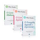 Kit 3 Livros Allan Kardec: O Evangelho Segundo o Espiritismo, O Livro dos Espíritos e O Livro dos Médiuns