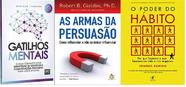 KIT 3 LIVROS ARMAS DA PERSUASAO + Gatilhos Mentais + O poder do hábito - Sextante