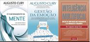 kit 3 livros AUGUSTO CURY O Funcionamento da Mente + Gestão da emoção + Inteligência Multifocal: Inteligência Multifocal