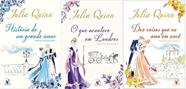 KIT 3 LIVROS Bevelstoke JULIA QUINN História de um grande amor + O que acontece em Londres + Dez coisas que eu amo em vo KIT 3 LIVROS Bevelstoke JULIA QUINN História de um grande amor + O que acontece em Londres + Dez coisas que eu amo em vo