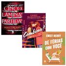 Kit 3 Livros, Cinco lâminas partidas + Combina + De Férias Com Você, Emily Henry, Casey McQuiston, Mai Corland