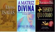 kit 3 livros EFEITO ISAIAS + MATRIZ DIVINA + MAIS ESPERTO QUE O DIABO