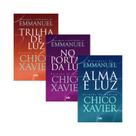 Kit 3 Livros Emmanuel: Alma e Luz, No Portal da Luz e Trilha de Luz Kit 3 Livros Emmanuel: Alma e Luz, No Portal da Luz e Trilha de Luz