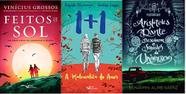KIT 3 LIVROS Feitos de Sol + 1 mais 1 A matemática do amor + Aristóteles e Dante descobrem os segredos do universo