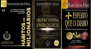 KIT 3 LIVROS Hábitos dos milionários + Quem pensa enriquece: O legado + Mais Esperto que o Diabo
