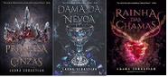 KIT 3 LIVROS LAURA SEBASTIAN Princesa das cinzas + Dama da névoa + Rainha das chamas