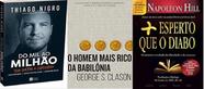 KIT 3 LIVROS Mais esperto que o Diabo + Do Mil ao Milhão + O homem mais rico da Babilônia