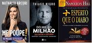 Kit 3 livros me poupe + do mil ao milhao + esperto que o diabo