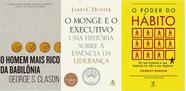KIT 3 LIVROS O homem mais rico da Babilônia + O monge e o executivo + O poder do hábito