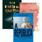 Kit 3 Livros Platão: A República O Banquete e O Mito da Caverna Filosofia Essencial Completa