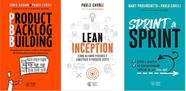 KIT 3 LIVROS Product Backlog Building + Lean Inception Como alinhar pessoas + Sprint a Sprint: Erros e acertos