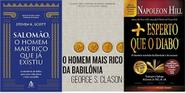 KIT 3 LIVROS Salomão o homem mais rico que já existiu + Mais esperto que o Diabo + O homem mais rico da Babilônia