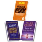 Kit 3 Livros Tiago Brunet Princípios Milenares + Emoções inteligentes + Especialista Em Pessoas,Governe a vida emocional