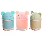 Kit 3 Lixeira Decorativa 2,3L Formato Urso Coelho Pia Quarto Escritório Mesa e Organização Infantil Kit 3 Lixeira Decorativa 2,3L Formato Urso Coelho Pia Quarto Escritório Mesa e Organização Infantil