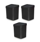 Kit 3 Lixeiras De Pia Cozinha 2,5L Banheiro Lavabo Pequena