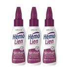 Kit 3 Loção Emoliente e Amolecedora de Unhas e Cutículas Hemolien 20ml