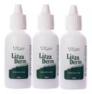 Kit 3 Loção Lizza Derm Trata e Evita Rachaduras nos Pés