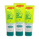 Kit 3 Loção Repelente Corporal Contra Insetos Jimo Repel 100ml Antialérgico Hipoalergênico Sem Álcool Adulto Criança Proteção Contra Butuca Dengue