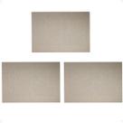Kit 3 Lugar Americano Prático Resistente em Frame 45x30 Nude Kit 3 Lugar Americano Prático Resistente em Frame 45x30 Nude
