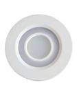 Kit 3 Luminária Circular Embutir Decoração 3 Cores 8w Bivolt