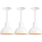 Kit 3 Luminária de Teto Pendente Para Quarto Sala Cozinha