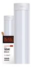 Kit 3 luminaria led slim linear b+d 36w 120cm 6500k- black decker