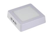 Kit 3 luminária painel led 12w lux quadrado sobrepor