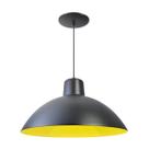 Kit 3 Luminária Pendente Chinesa 33cm Interior Amarelo Com Fiação 110/220v