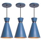 Kit 3 Luminária Pendente Pequim 30 Cm Balcão Bancada Cozinha Kit 3 Luminária Pendente Pequim 30 Cm Balcão Bancada Cozinha