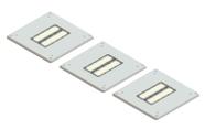 Kit 3 Luminaria Posto Combustível Combate 100W LED OSRAM 9000L