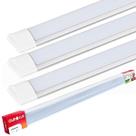 Kit 3 Luminárias LED Slim 100cm 36W 6500K Bivolt Economica