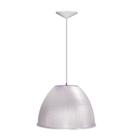 Kit 3 Luminárias Prismática Para Galpão Pavilhão Industrial 16 Pol 40cm Cabo 1,1M