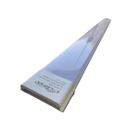 Kit 3 Luminárias Tubular Sobrepor Led Slim 80w Branco Frio 6500k 120cm 127/220v