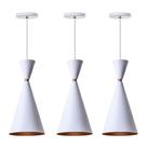Kit 3 Lustre Pendente Interno Moscou Alumínio Decorações Kit 3 Lustre Pendente Interno Moscou Alumínio Decorações